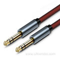 OEM high quality 6.5mm trs stereo guitar cable